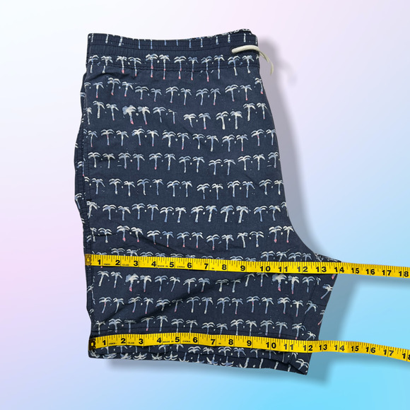 Tommy Hilfiger SIZE XXL Swim Trunks Shorts Blue Palm Trees Mesh Lining 38 - Picture 5 of 10